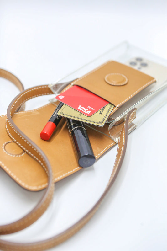 GLASS PHONE CROSSBODY BAG