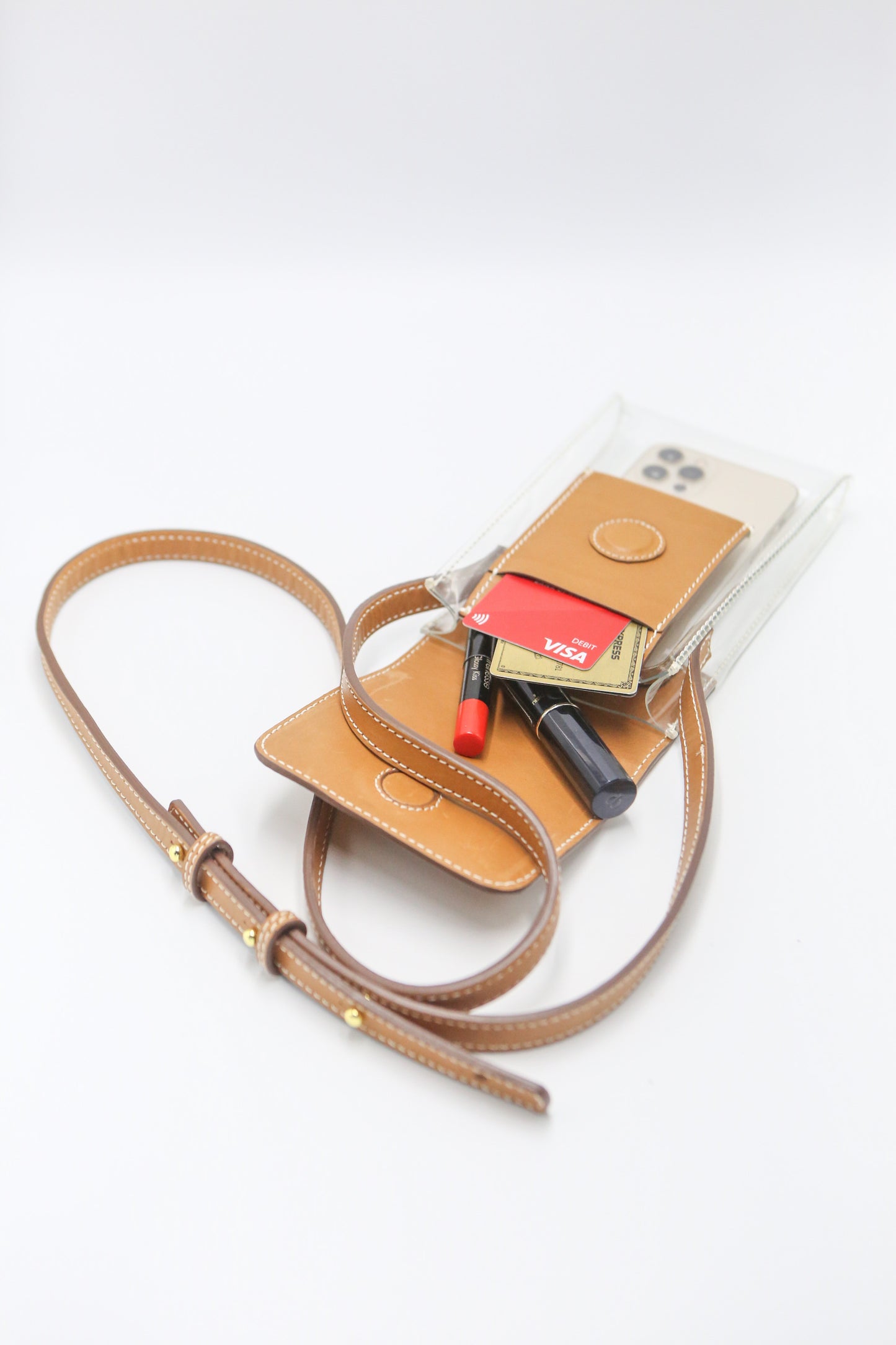 GLASS PHONE CROSSBODY BAG